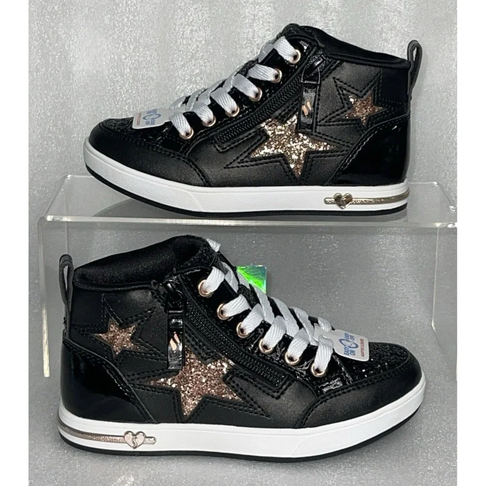 Skechers Street Shoutouts 2.0 Trendy‎ Star Girl's Fashion Sneakers Size 11 NEW